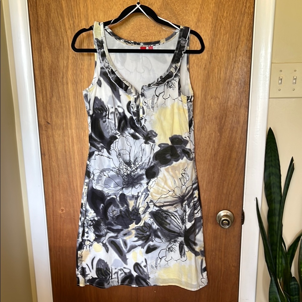 Esprit Cotton Floral Sleeveless Dress 6